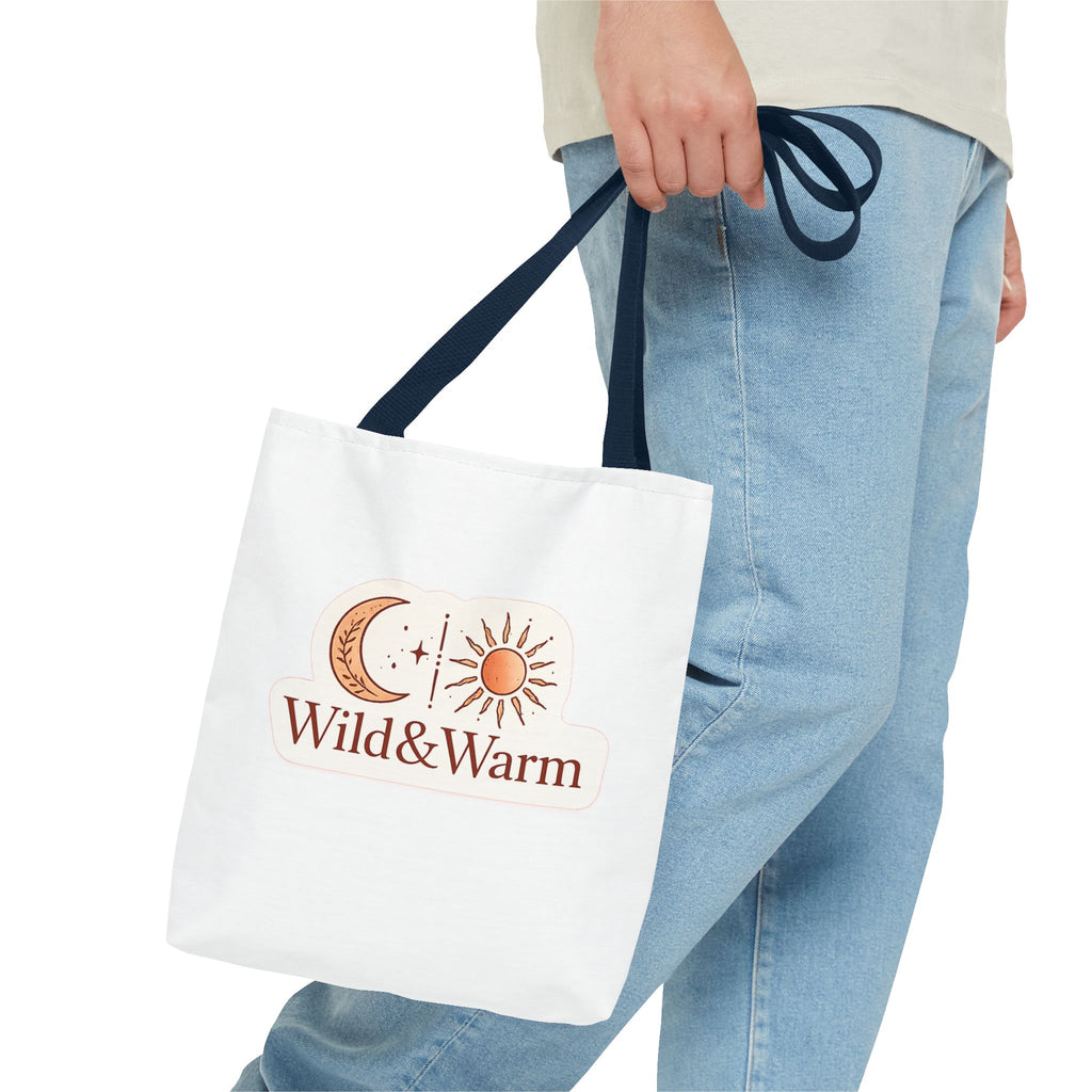 Sun and Moon Illustration Tote Bag | Wild & Warm