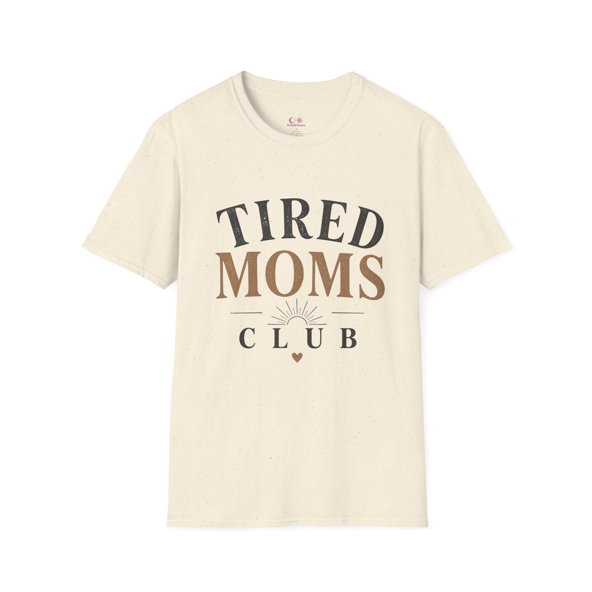 Tired Moms Club T-Shirt – Funny Mom Gift, Casual Everyday Tee