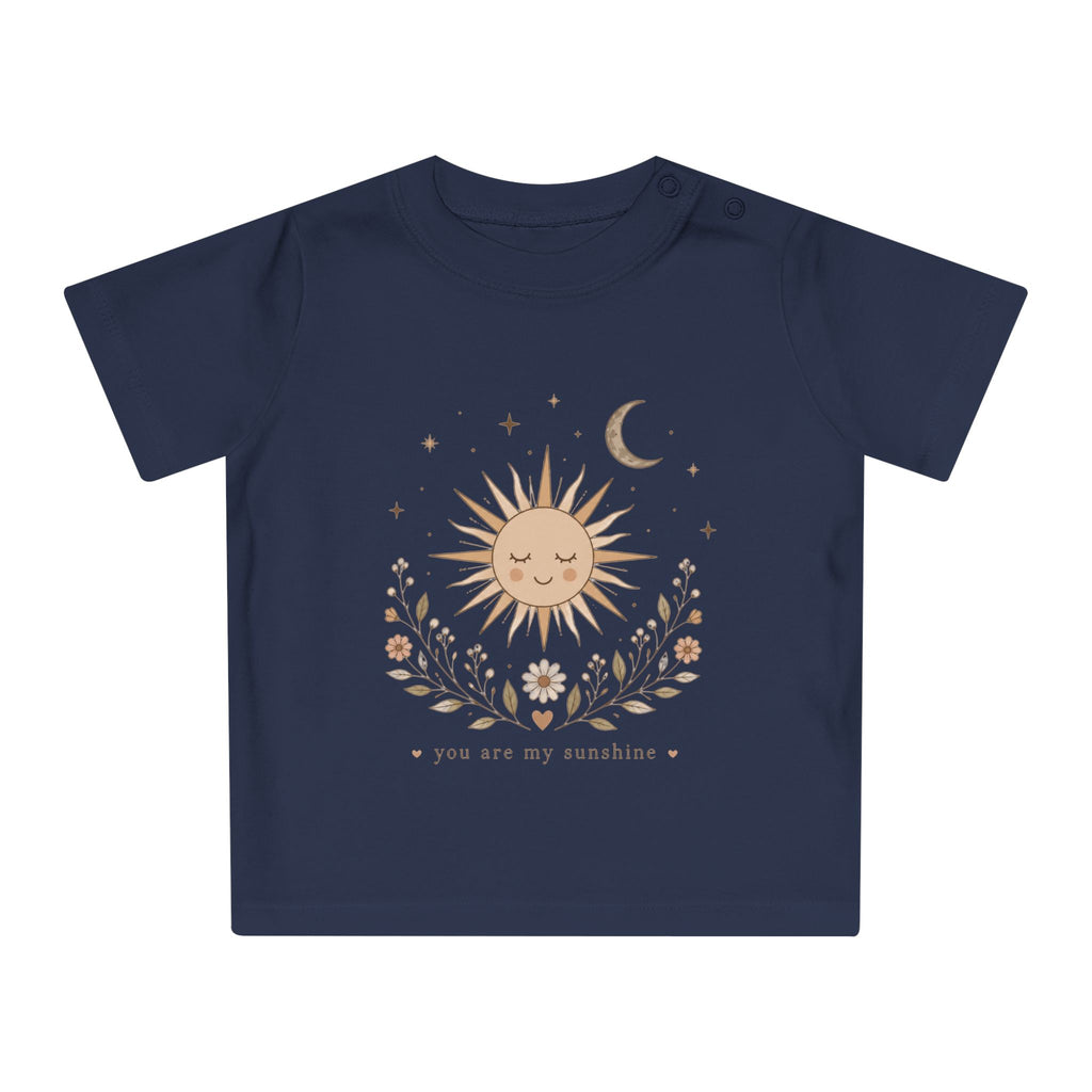 Boho Kinder T-Shirt – Sonne & Mond Design | Baby & Kleinkind Shirt