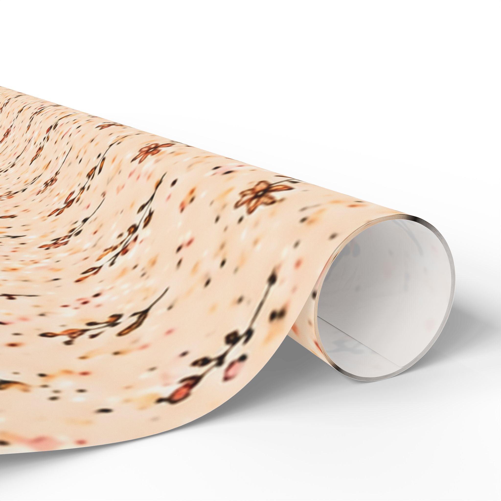 Geschenkpapier mit kleinen Wildblumen | Florale Geschenkrolle, Pfirsich Botanical Print