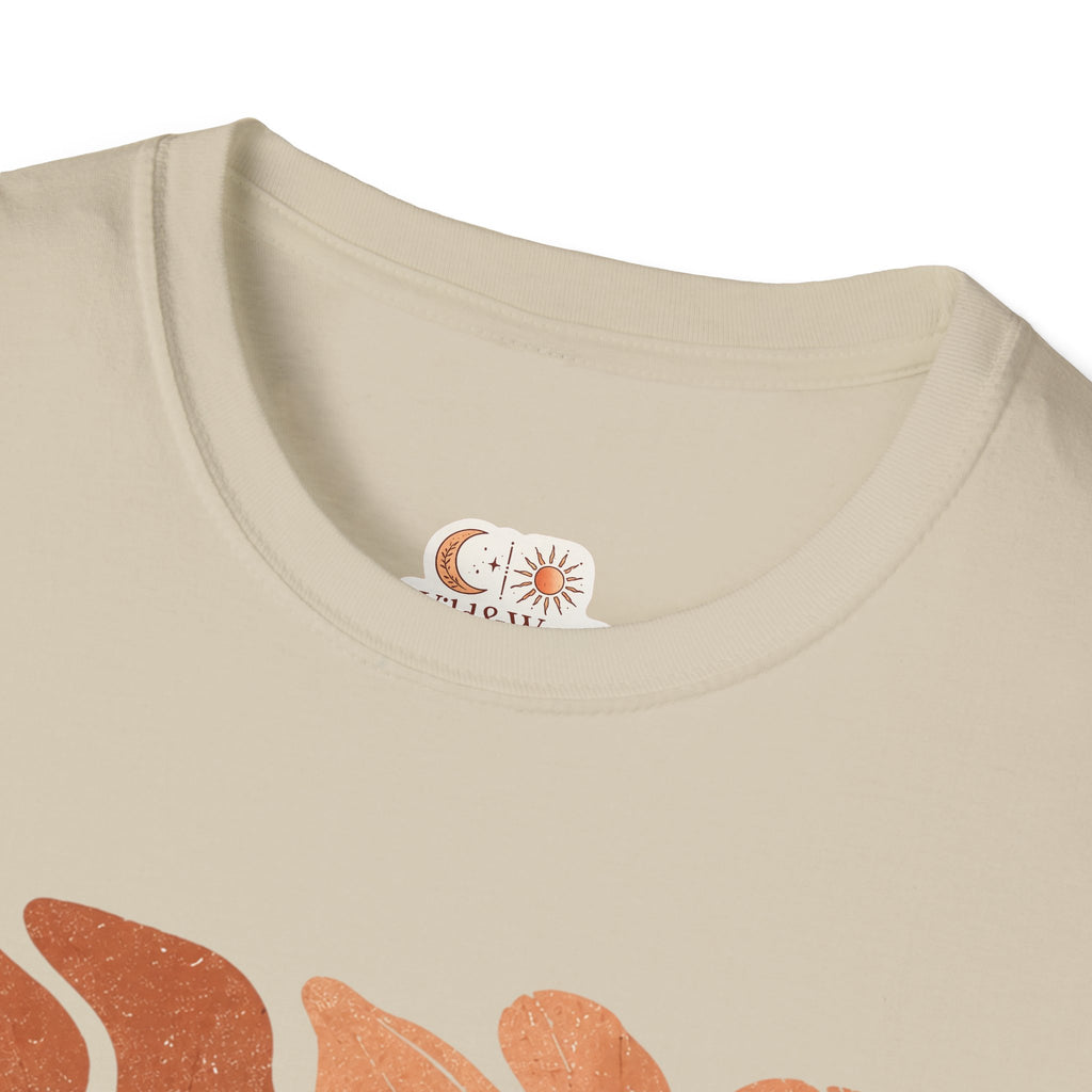 Floral Retro Block Print T-Shirt