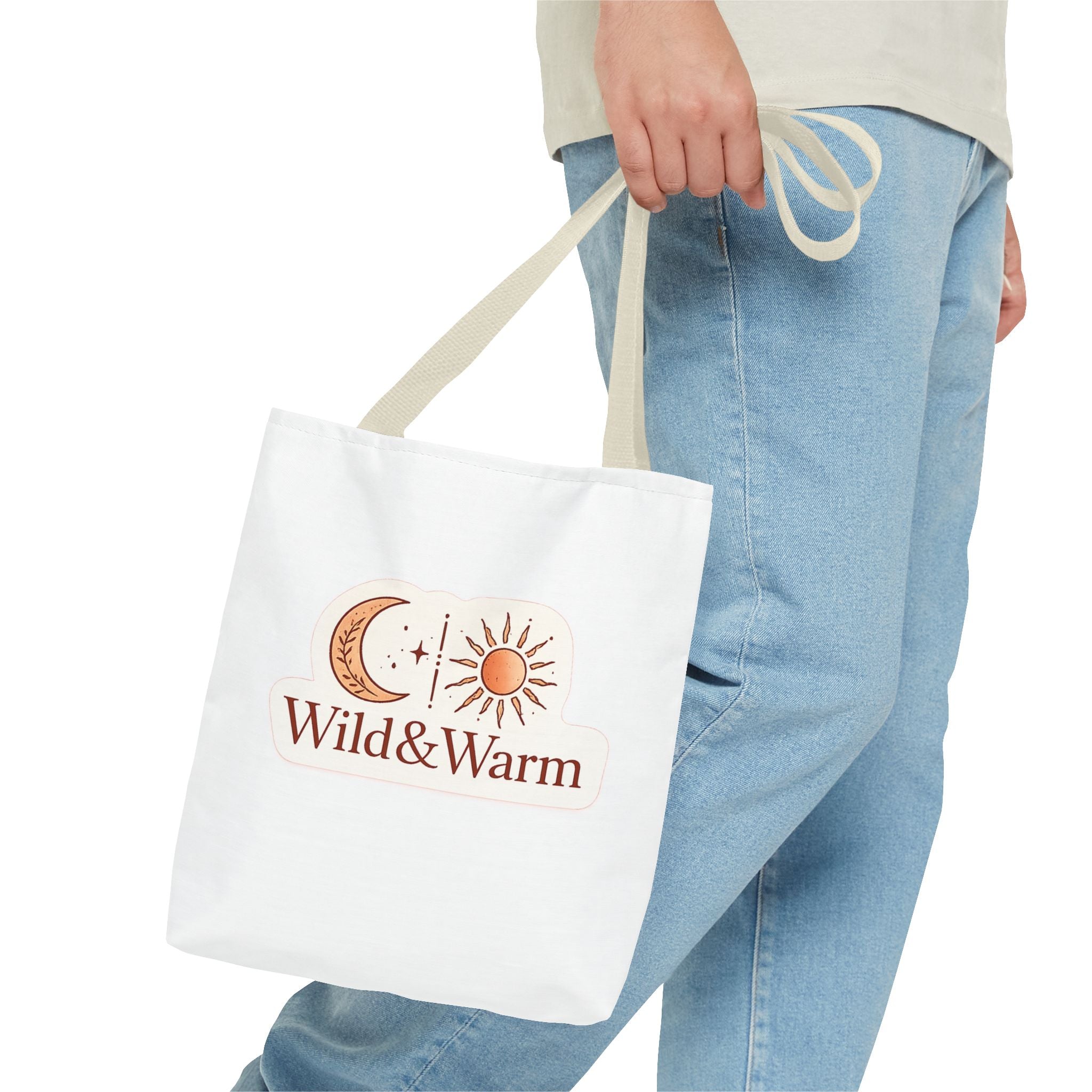 Sun and Moon Illustration Tote Bag | Wild & Warm