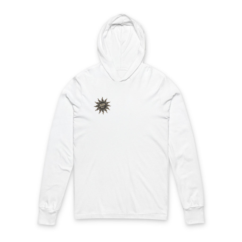 Alibi Sun Hooded Long Sleeve Tee — Vintage Boho Graphic