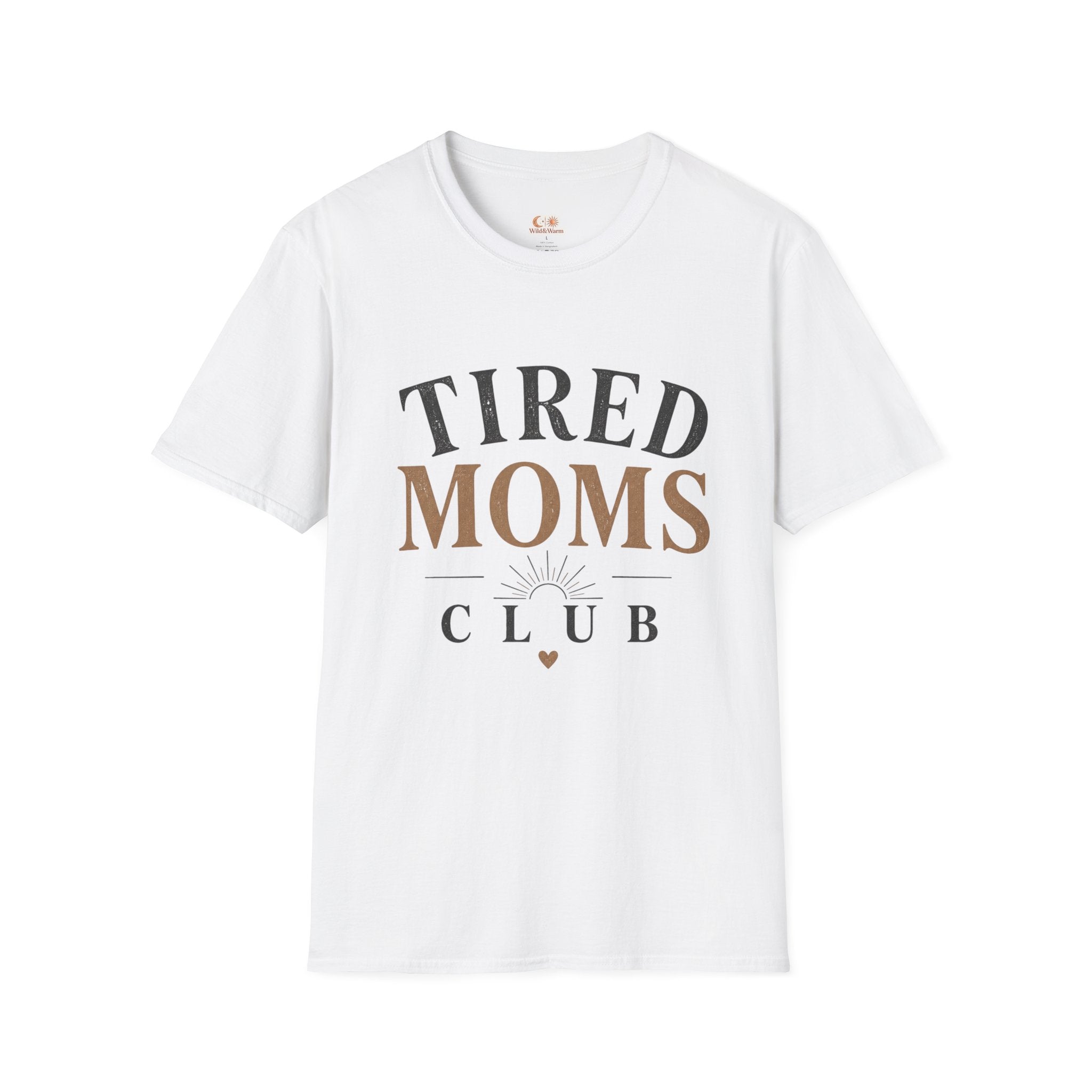 Tired Moms Club T-Shirt – Funny Mom Gift, Casual Everyday Tee