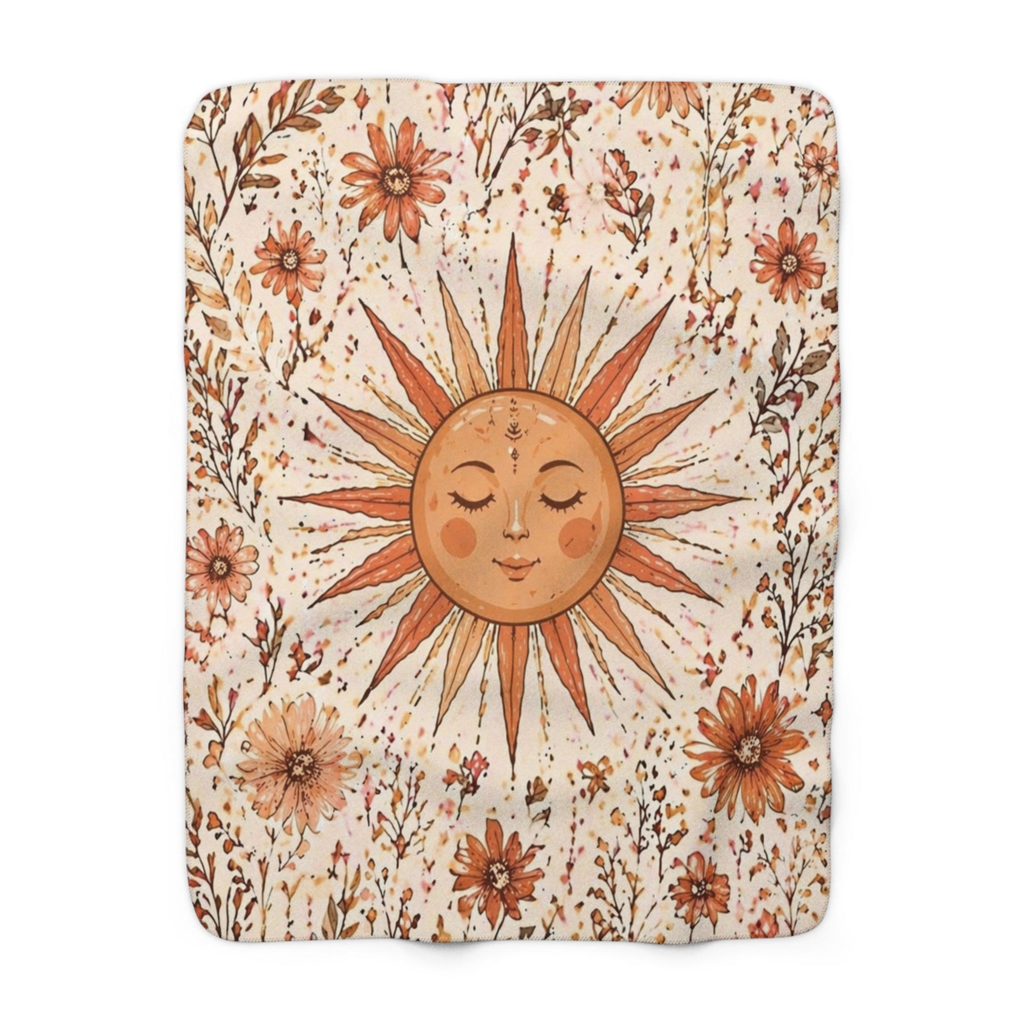 Goldene Stille - Sherpa Decke