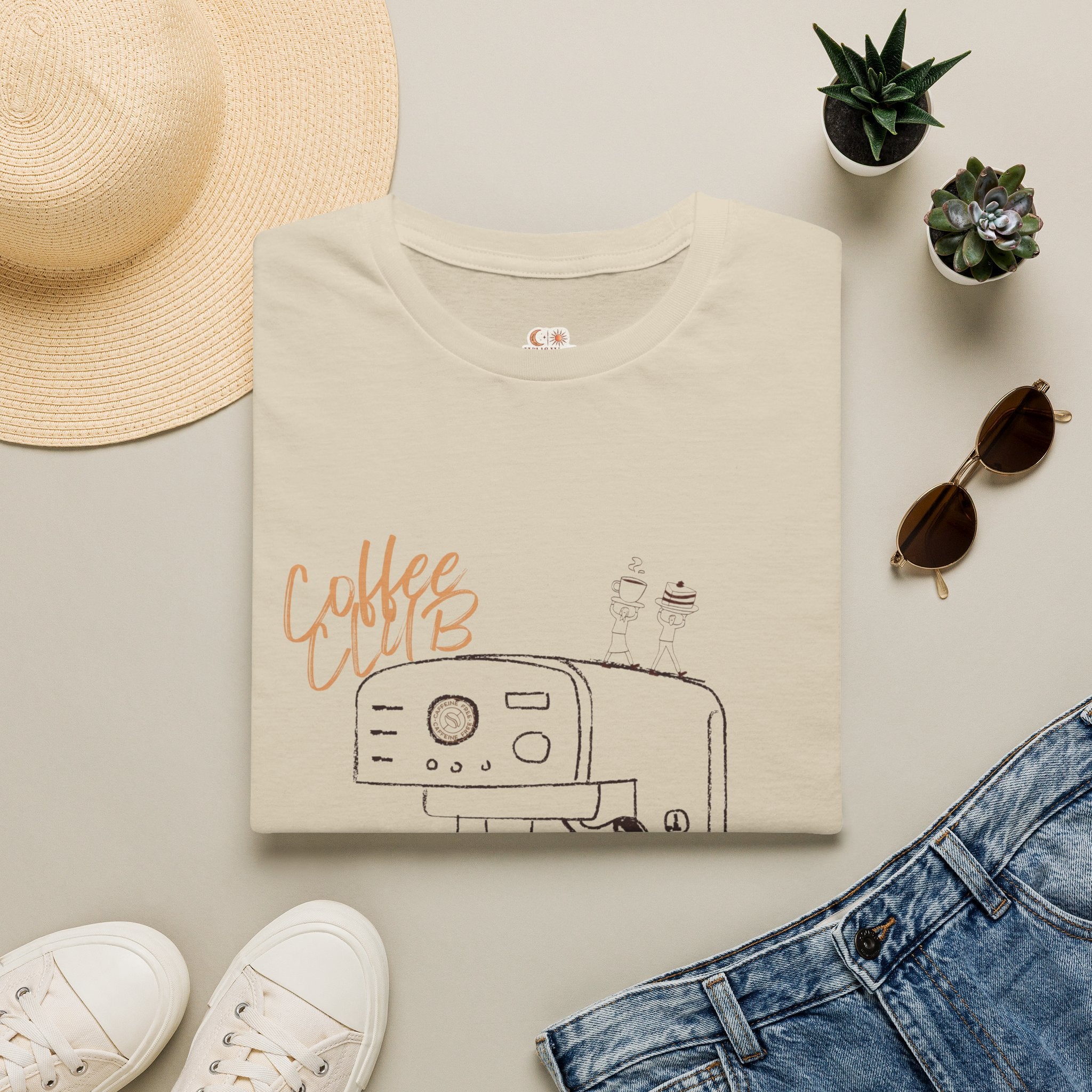 Coffee Club T-Shirt — Espresso Machine Graphic Tee