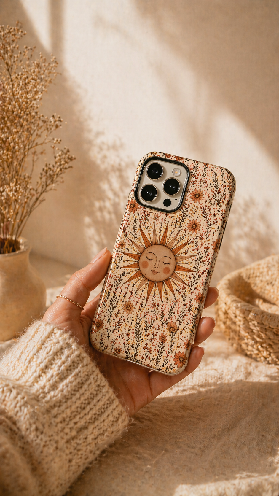 Golden Silence - Phone Case