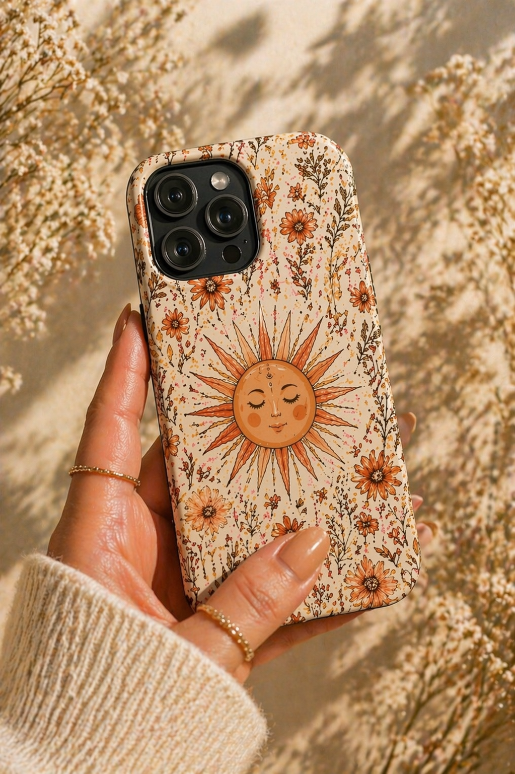 Golden Silence - Phone Case