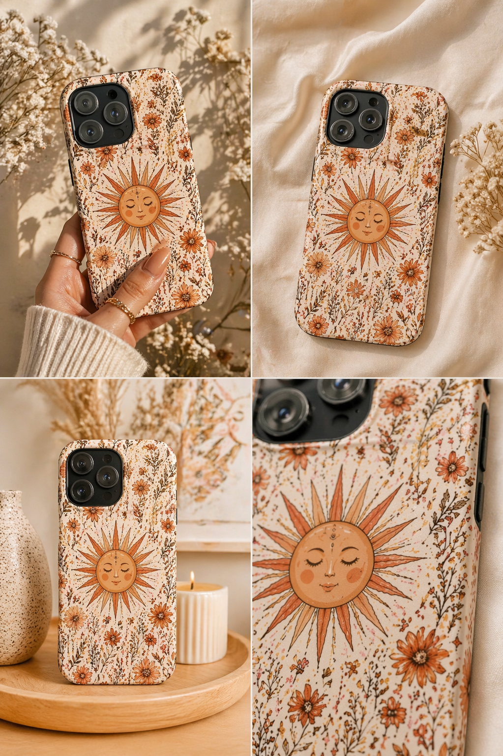 Golden Silence - Phone Case