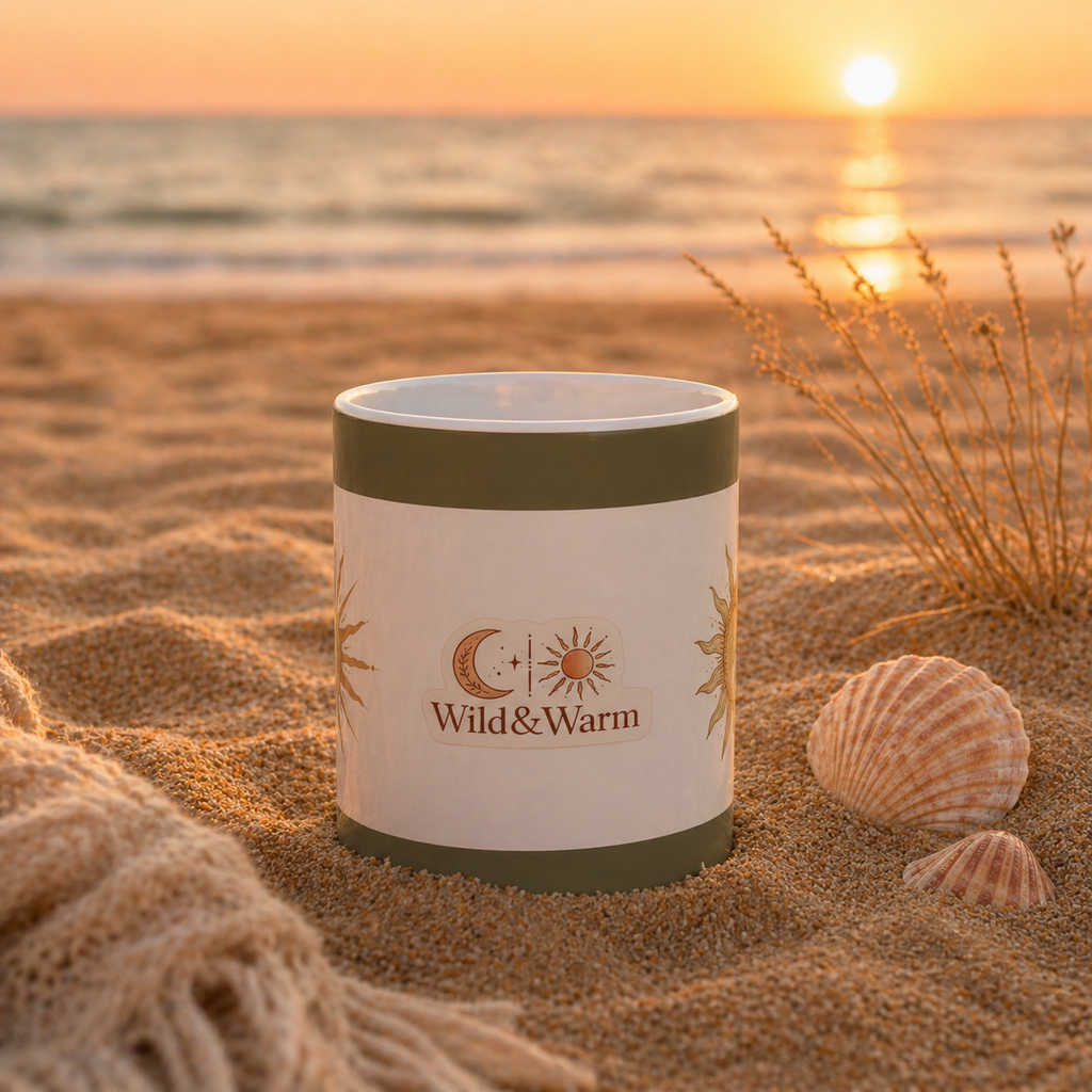 Wild & Warm Sun and Moon Mug | Ceramic Coffee Cup