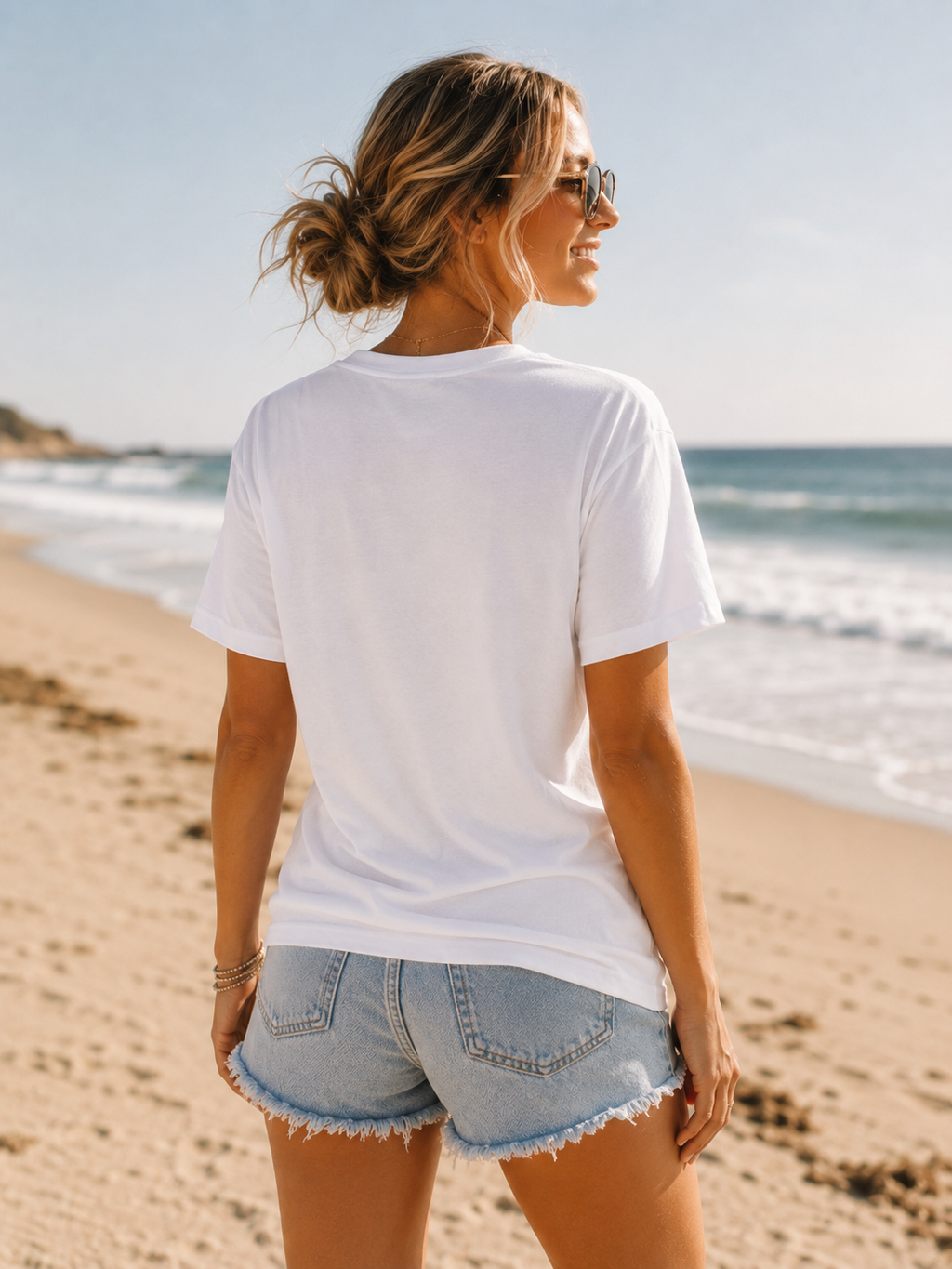 Floral Retro Block Print T-Shirt