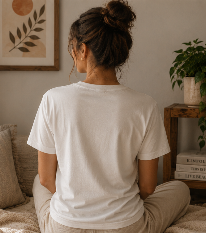 Stay Soft Floral T-Shirt — Minimal Boho Flower Graphic Tee