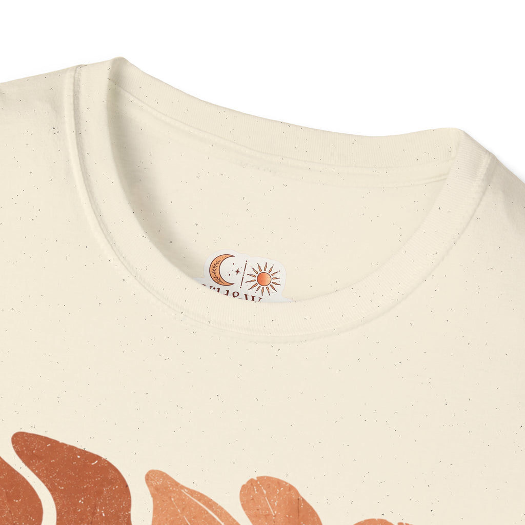 Floral Retro Block Print T-Shirt