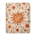 Goldene Stille - Sherpa Decke