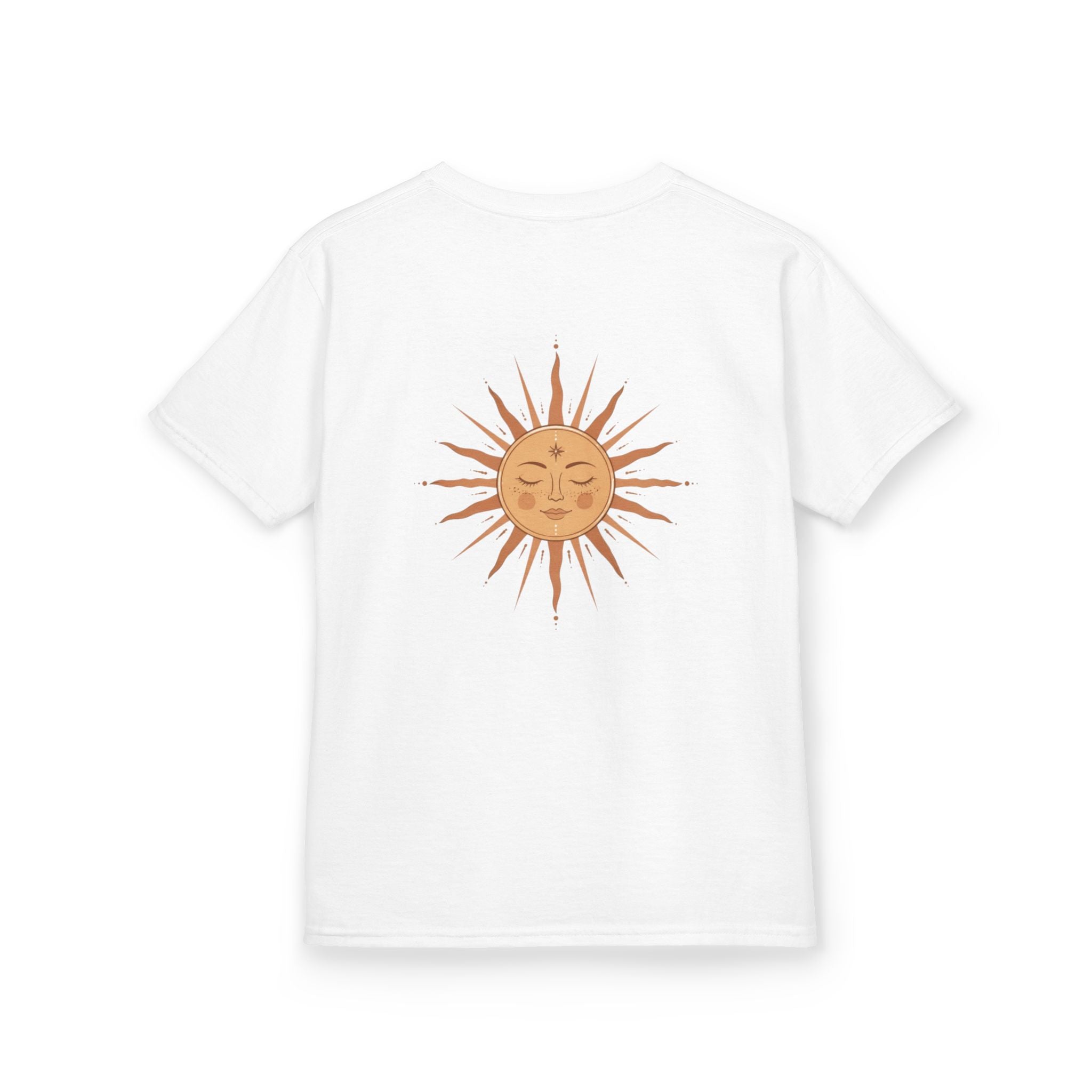 Wild & Warm Sonnen-Shirt für Teens | Handgezeichnetes Vintage-Sonnenmotiv
