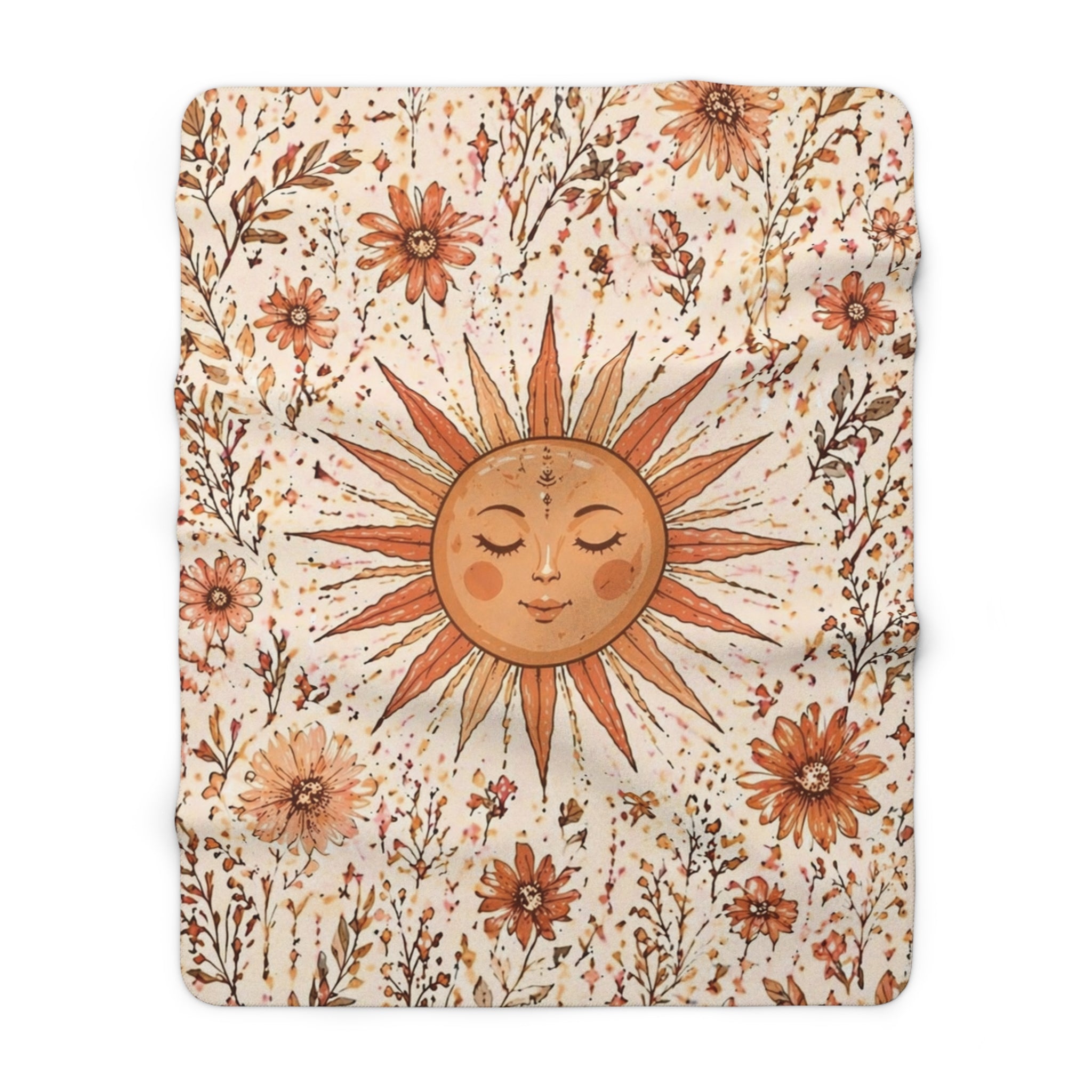 Goldene Stille - Sherpa Decke