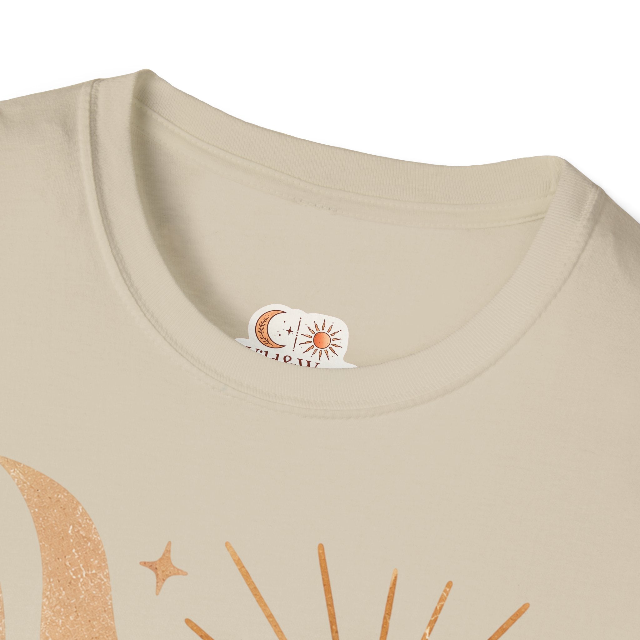 Retro Desert Sun T-Shirt — Boho Wavy Landscape Tee